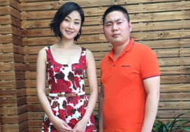 广州天辰娱乐与明星合影